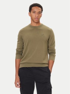 BOSS Sweter Kanovano_S 50527583 Zielony Regular Fit