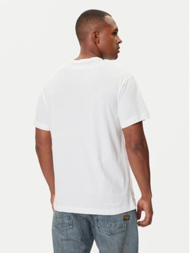 Versace Jeans Couture T-Shirt 79GAHT06 CJ00T Biały Regular Fit