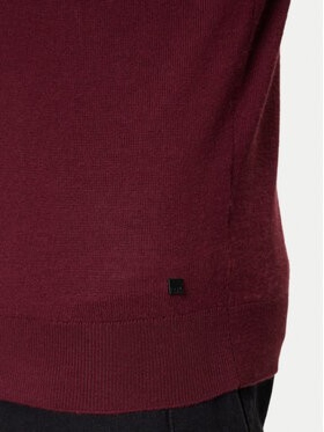 KARL LAGERFELD Sweter 655005 554399 Bordowy Slim Fit