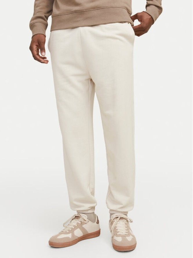 Jack & Jones Spodnie dresowe Morgan 12257964 Beżowy Regular Fit