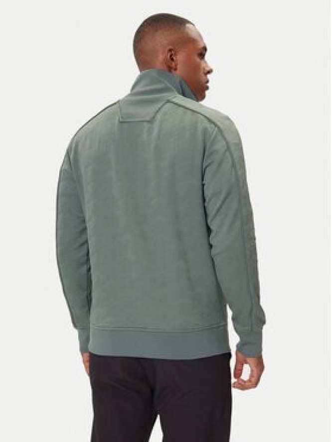 BOSS Bluza Mirror 50549706 Zielony Regular Fit