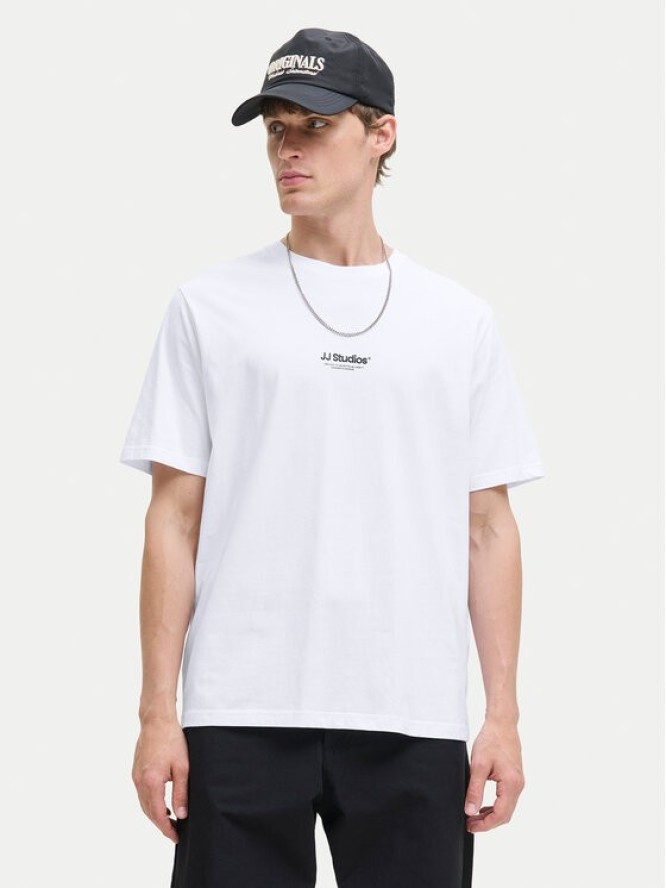 Jack & Jones T-Shirt Soho 12278787 Biały Relaxed Fit