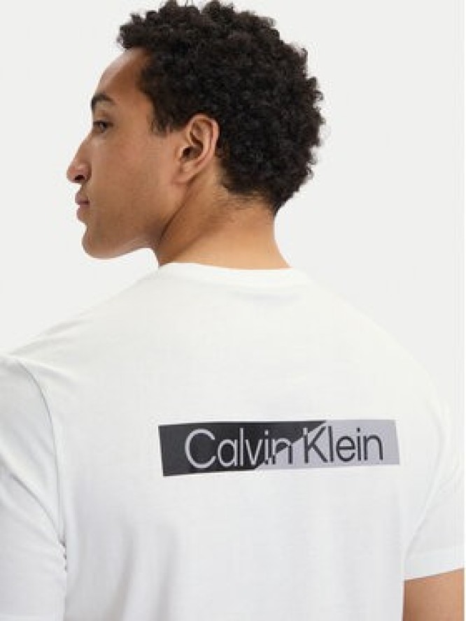Calvin Klein T-Shirt SS 30s EU LV04LG810G Biały Slim Fit