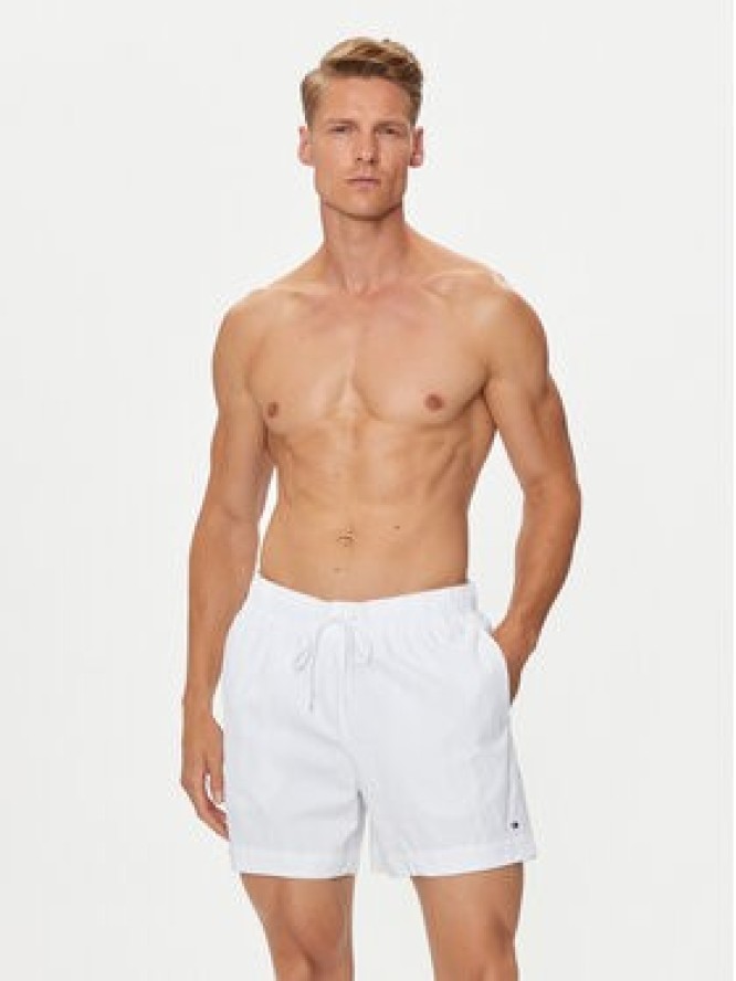 Tommy Hilfiger Szorty kąpielowe UM0UM03280 Biały Regular Fit