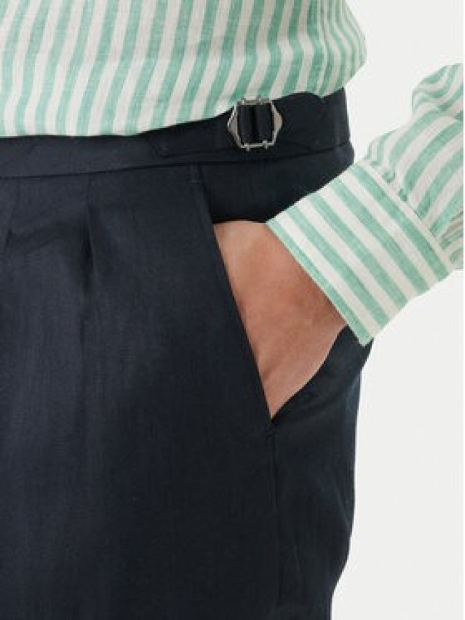 BOSS Szorty materiałowe H-Perin 50561858 Granatowy Tapered Fit