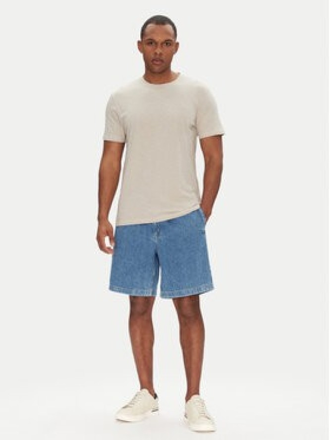 BOSS Szorty jeansowe 50537804 Niebieski Relaxed Fit