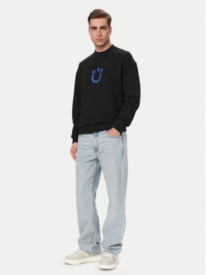 HUGO Bluza Nucavex 50560062 Czarny Regular Fit