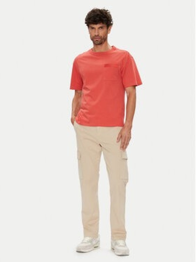 K-Way T-Shirt K2135HW Czerwony Regular Fit