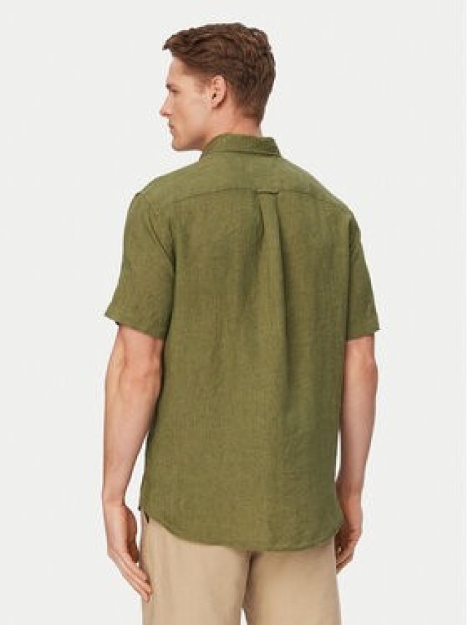 Tommy Hilfiger Koszula MW0MW41531 Zielony ciemny Regular Fit