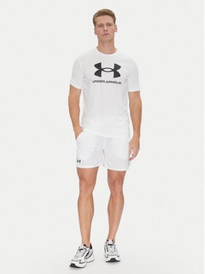Under Armour Szorty sportowe Vanish Woven 6in 1373718 Biały Regular Fit