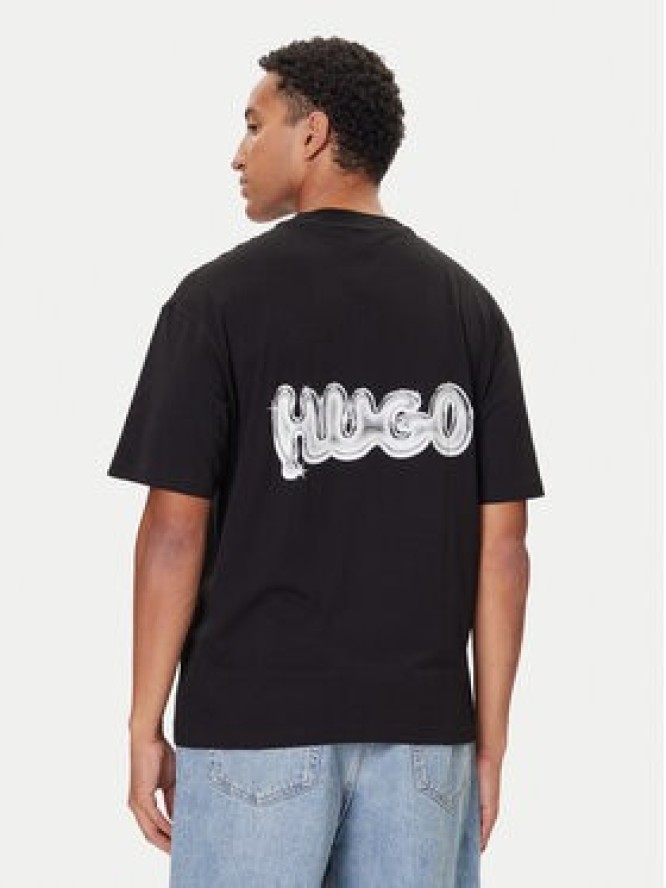 HUGO T-Shirt Nyrotee 50549769 Czarny Loose Fit