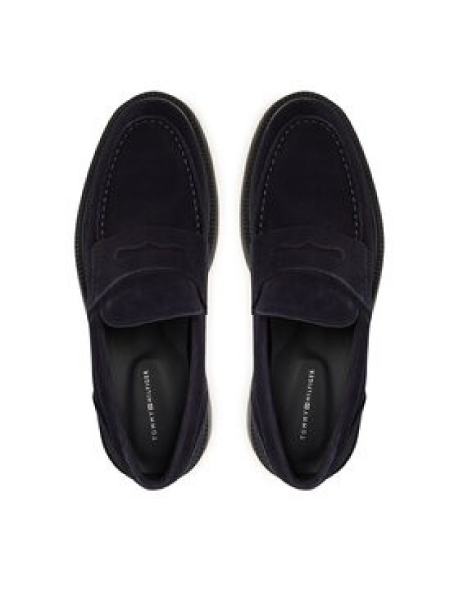Tommy Hilfiger Mokasyny Comfort Lwt FM0FM05727 Granatowy