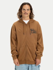 DC Shoes Bluza Parts Dep EDYSF03257 Brązowy Regular Fit