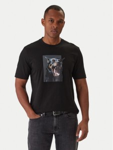 BOSS T-Shirt Dobermann 50558965 Czarny Regular Fit