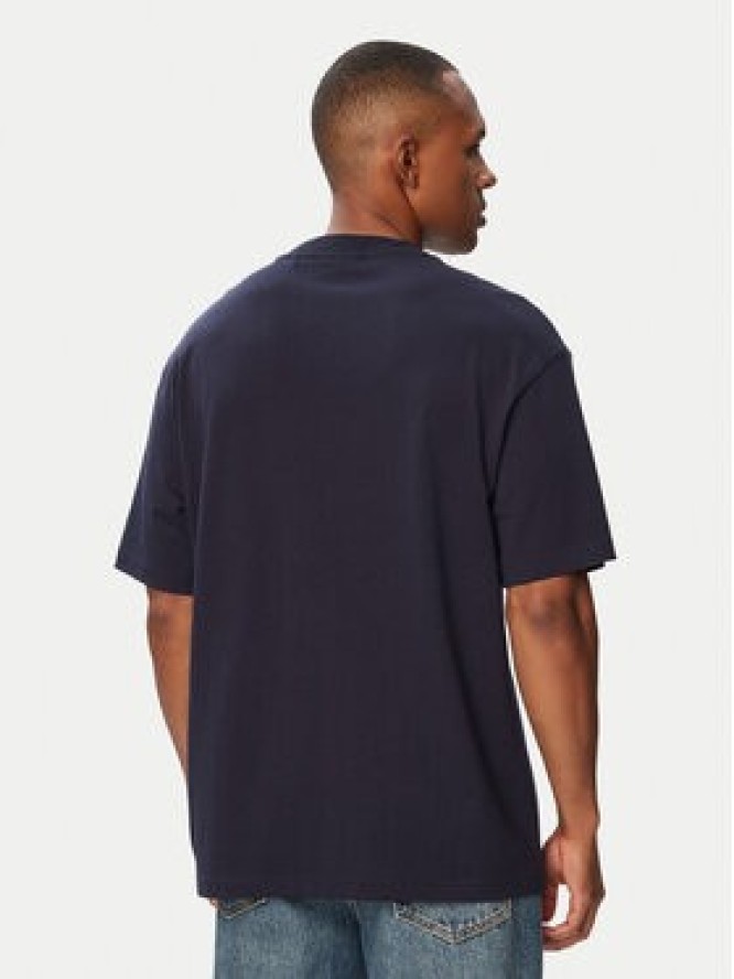 HUGO T-Shirt Nevado 50564045 Granatowy Loose Fit