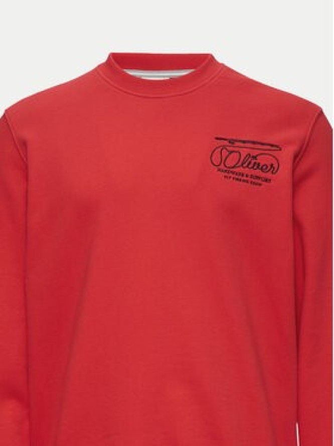 s.Oliver Bluza 2153489 Czerwony Regular Fit