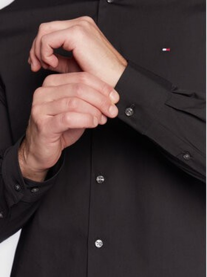 Tommy Hilfiger Koszula MW0MW25040 Czarny Slim Fit