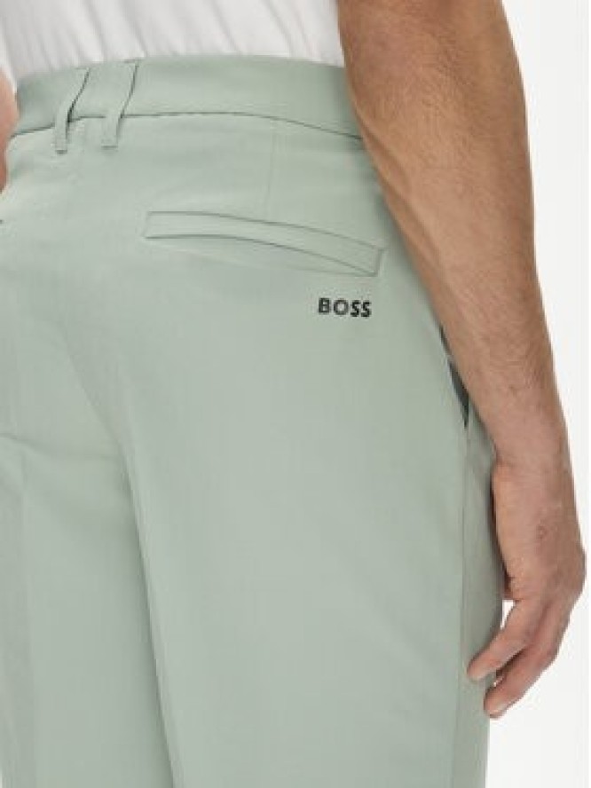 BOSS Szorty materiałowe S_Commuter_10.5 inch 50540337 Zielony Slim Fit