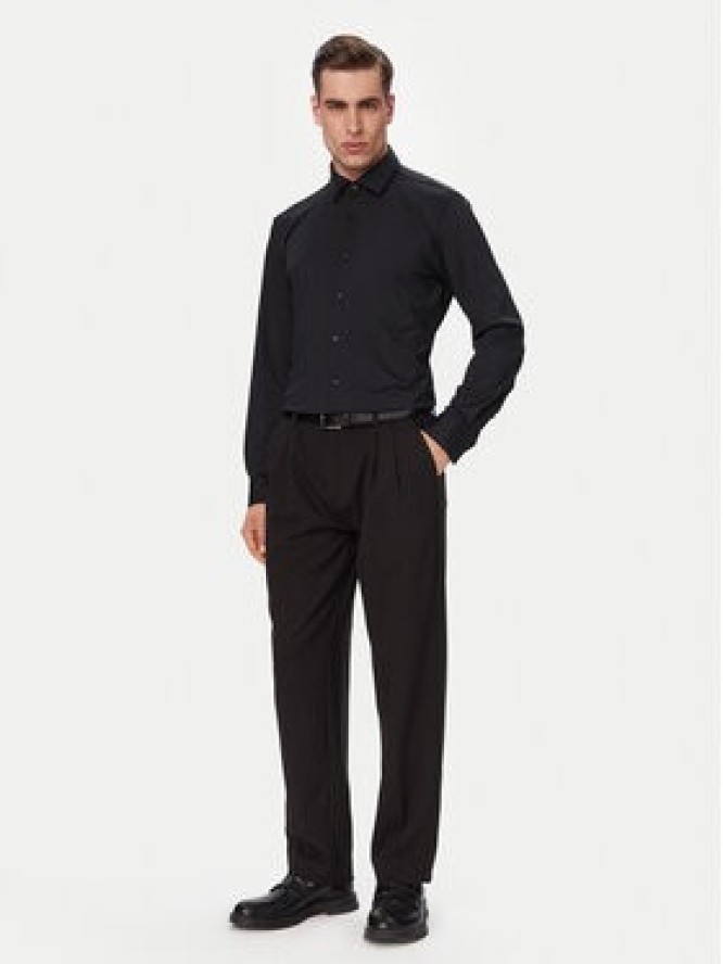 HUGO Koszula Kenno 50481195 Czarny Slim Fit