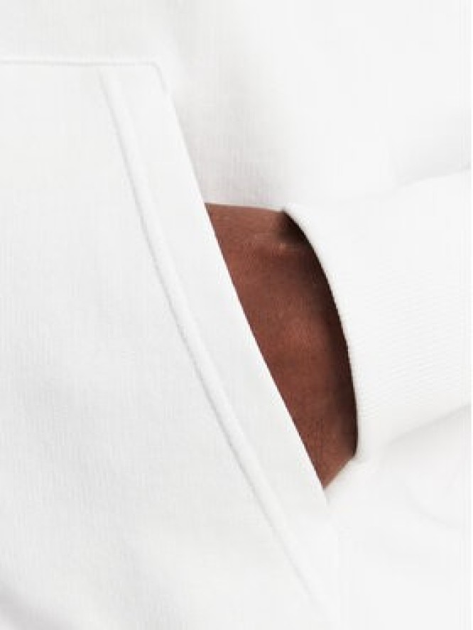 Balmain Bluza DH1JR002BB65 Biały Regular Fit