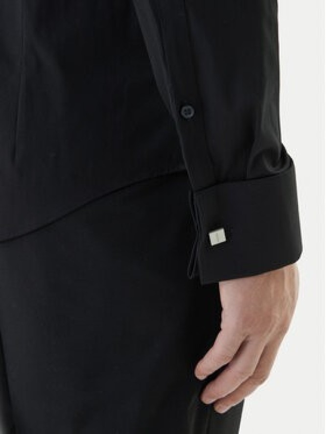 Calvin Klein Koszula LV019EU063 Czarny Slim Fit