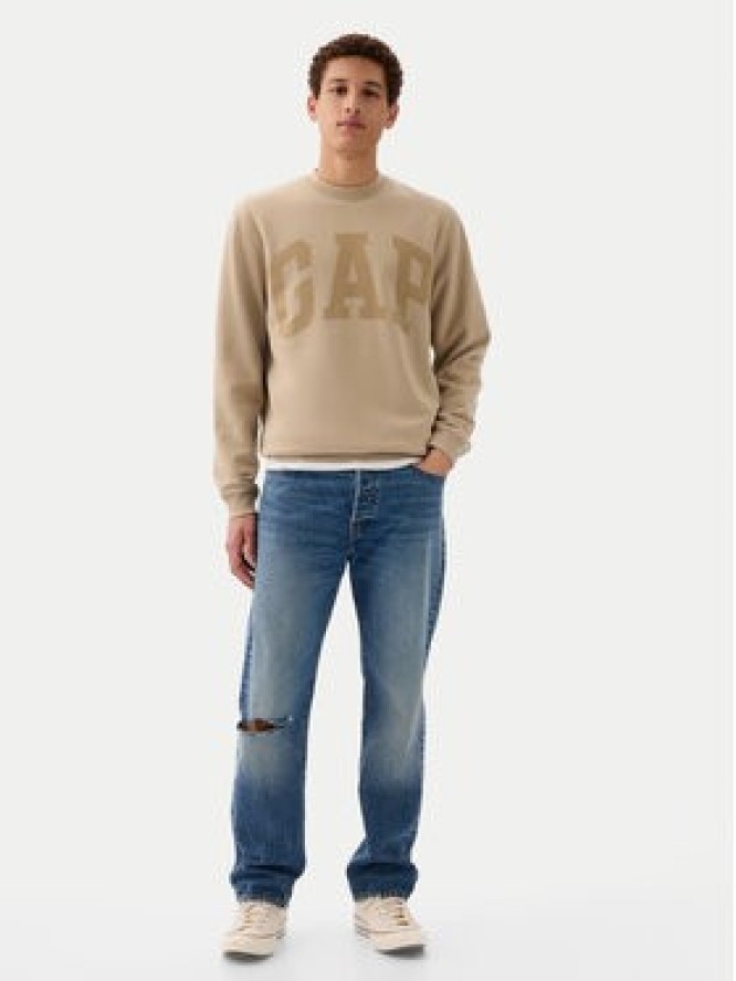 Gap Bluza 881252-01 Beżowy Relaxed Fit
