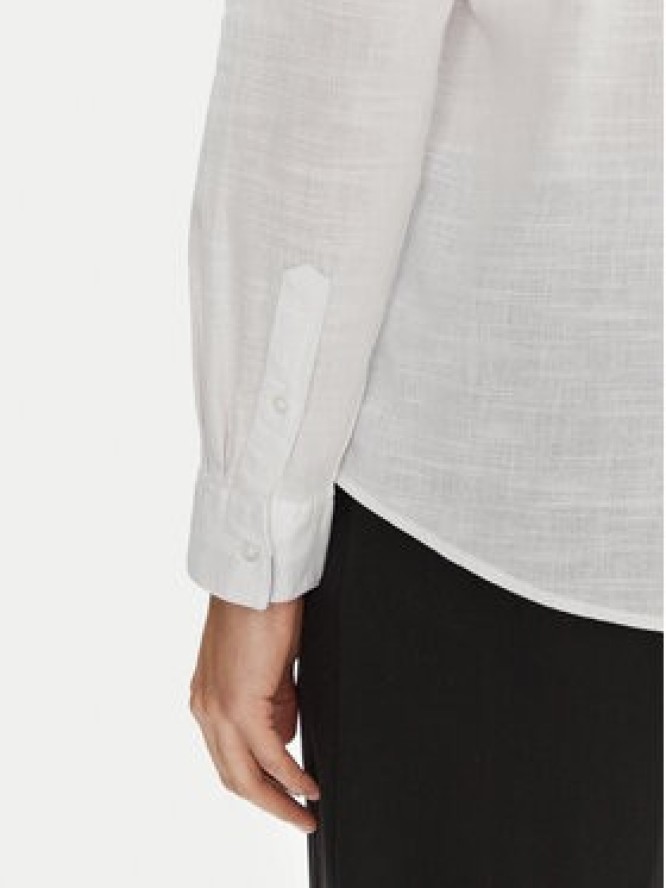 Tom Tailor Koszula 1045087 Biały Regular Fit