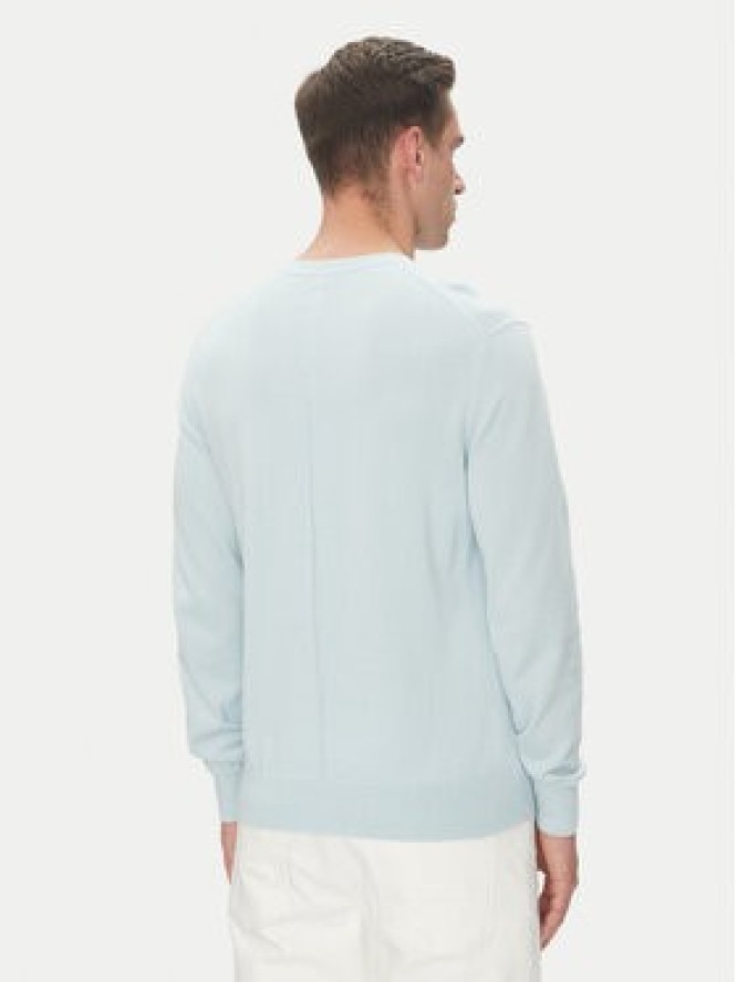 Calvin Klein Sweter LV040BM343 Niebieski Regular Fit