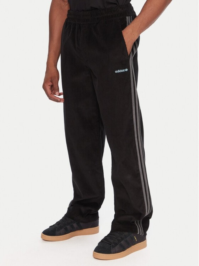 adidas Spodnie dresowe Corduroy JX3107 Czarny Regular Fit