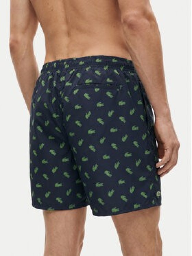 Lacoste Szorty kąpielowe MH1851 Granatowy Regular Fit