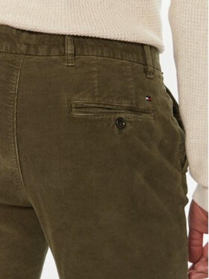Tommy Hilfiger Spodnie materiałowe MW0MW32932 Khaki Regular Fit