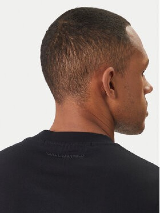 KARL LAGERFELD T-Shirt 755710 562224 Granatowy Regular Fit