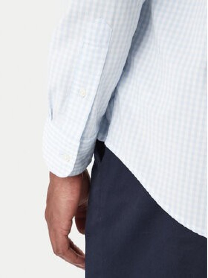 Tommy Hilfiger Koszula Gingham MW0MW41713 Błękitny Regular Fit