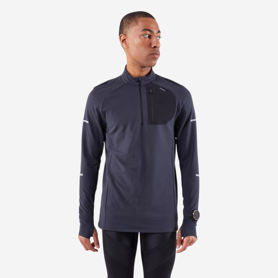 Bluza do biegania męska Kiprun Run 900 Warm