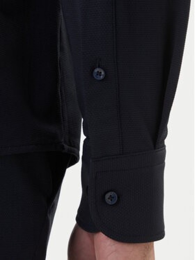 BOSS Koszula P-Hank 50555767 Granatowy Slim Fit