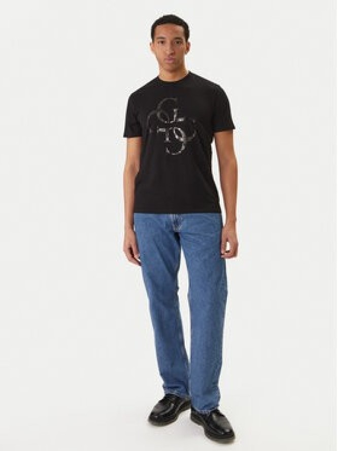 Guess T-Shirt M6RI03 I3Z14 Czarny Regular Fit