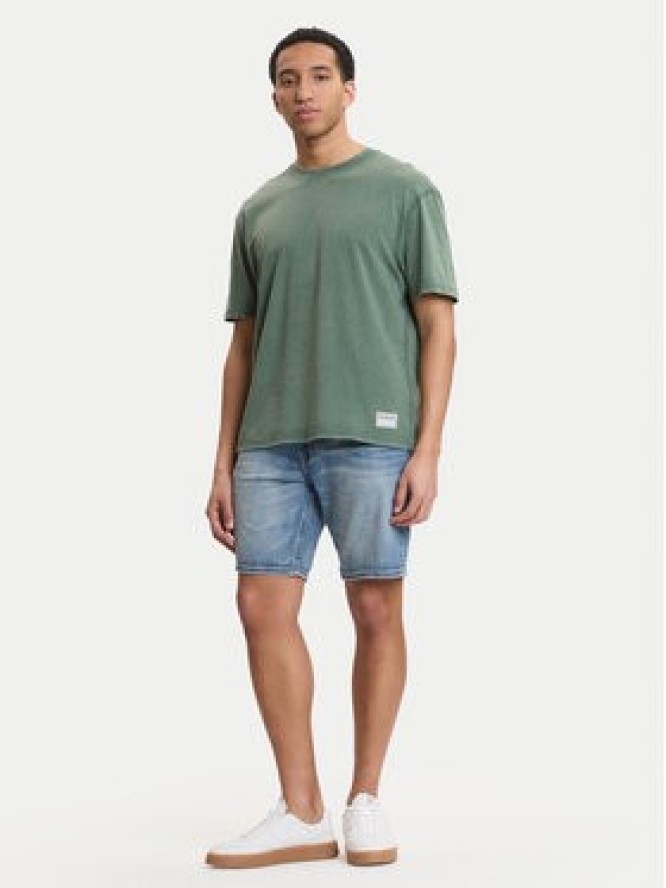 Guess T-Shirt M6GI18 K3050 Zielony Oversize