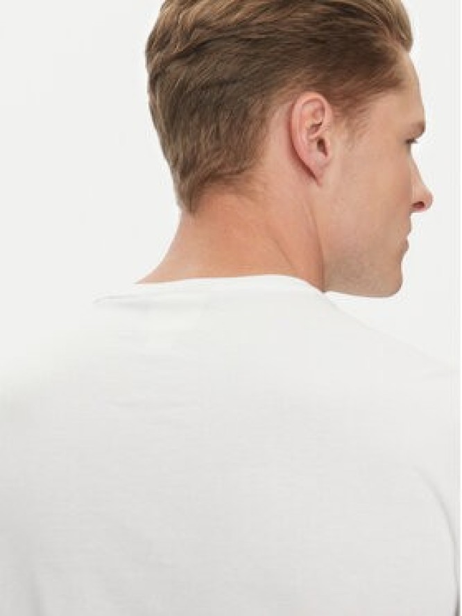 Calvin Klein T-Shirt Linear Ombre K10K114163 Biały Regular Fit