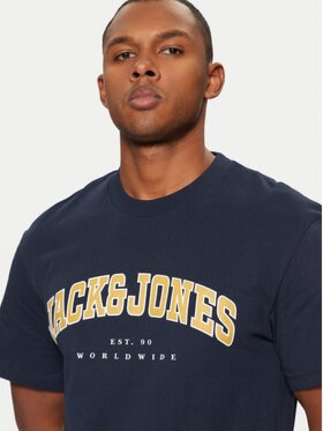 Jack & Jones T-Shirt 12257579 Granatowy Relaxed Fit