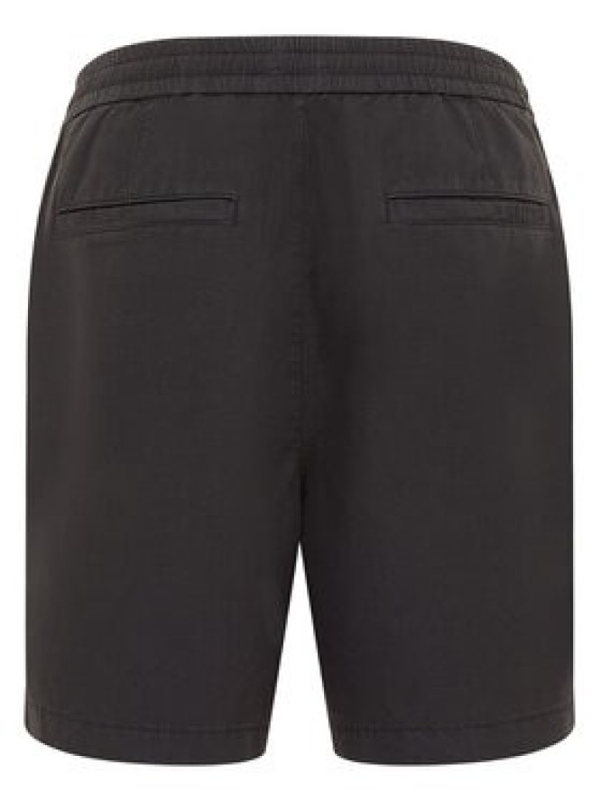 Mustang Szorty materiałowe Linen 1016459 Czarny Loose Fit