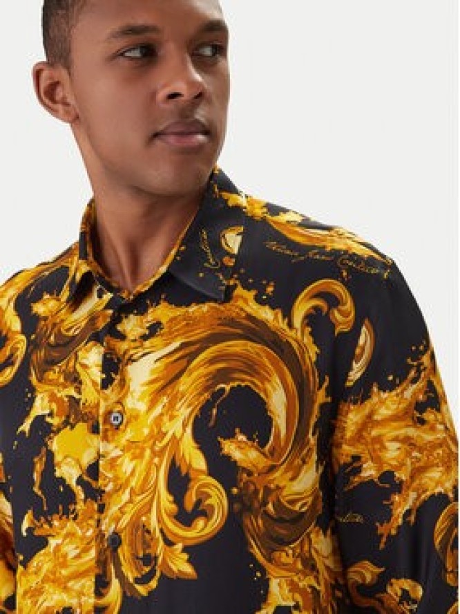 Versace Jeans Couture Koszula 80GAL2R0 NS757 Czarny Regular Fit