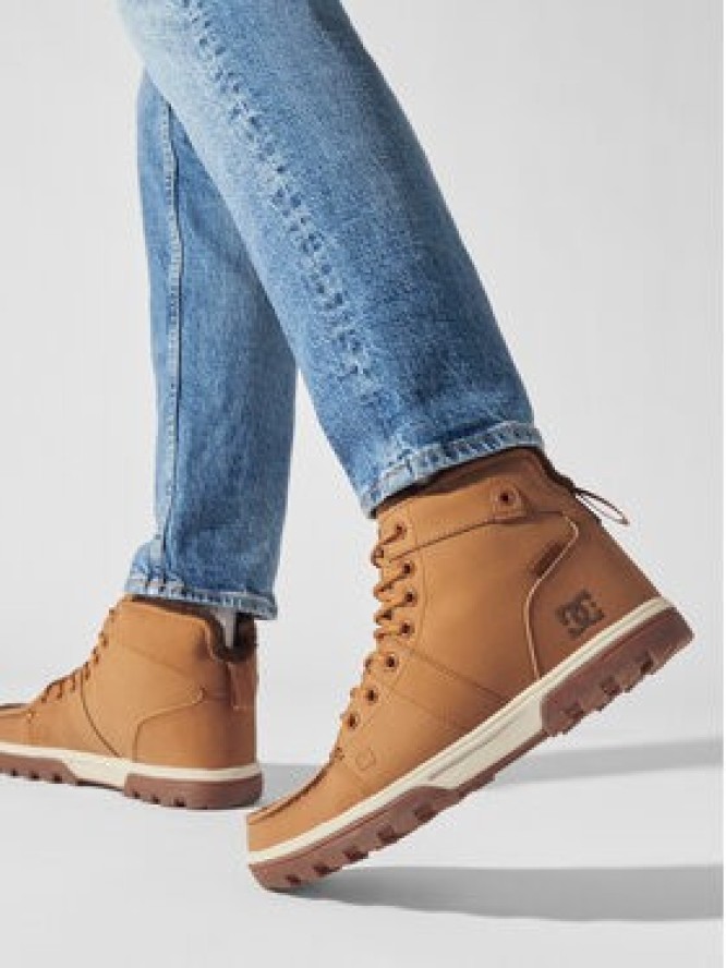 DC Shoes Trzewiki Woodland ADYB700042 Brązowy