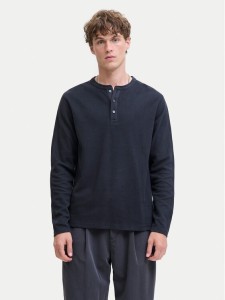 Jack & Jones Longsleeve Blutyrell 12266583 Granatowy Regular Fit