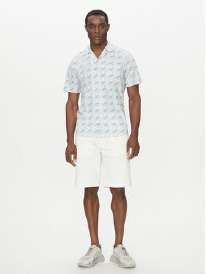 HUGO Koszula Ellino 50539705 Błękitny Regular Fit