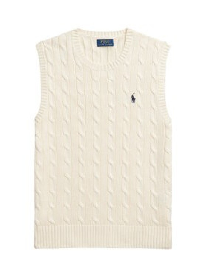 Polo Ralph Lauren Sweter 710979113003 Écru Regular Fit