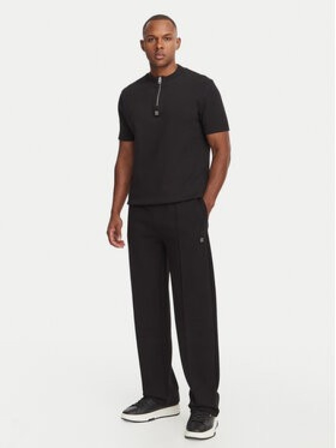 HUGO Spodnie dresowe Dabinpant 50563020 Czarny Relaxed Fit