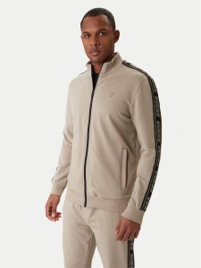 Guess Bluza Z2YQ12 K6ZS1 Beżowy Regular Fit