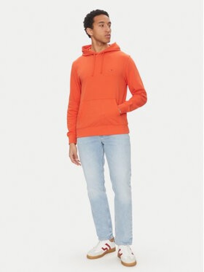 Tommy Hilfiger Bluza Essential MW0MW37235 Pomarańczowy Regular Fit