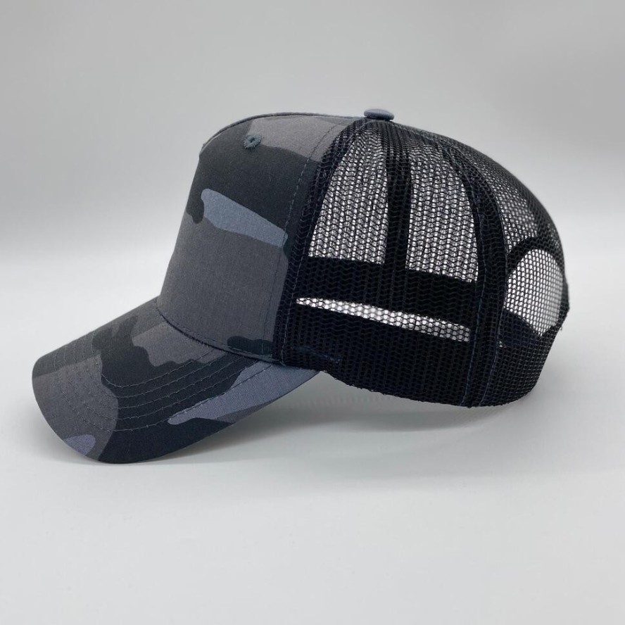 Czapka z daszkiem truckerka Camo graphite