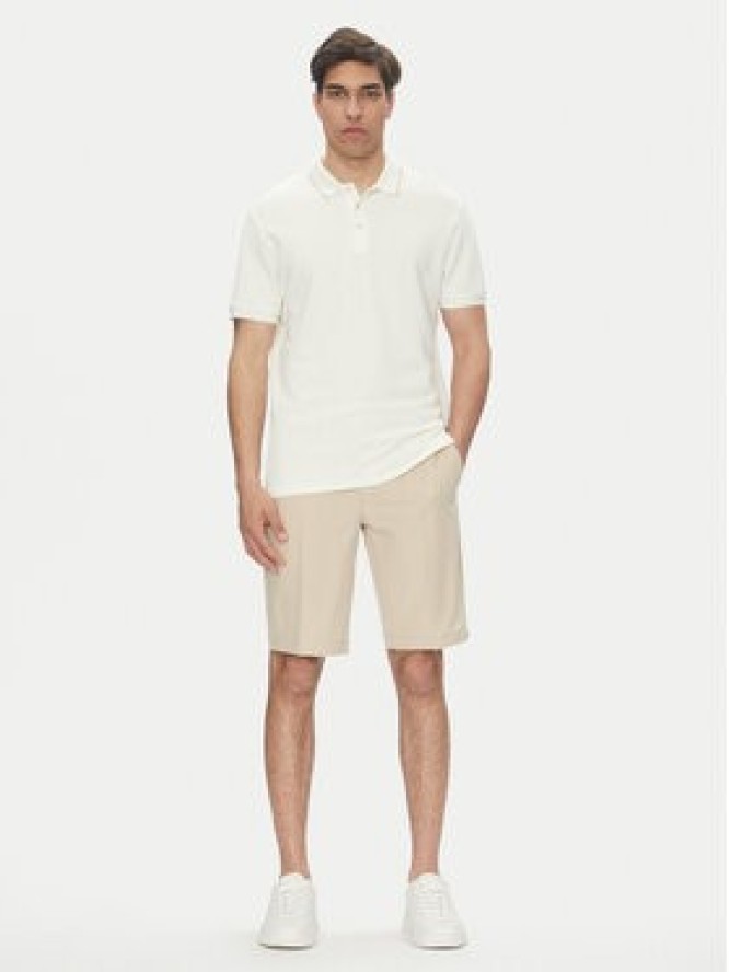 BOSS Szorty materiałowe S_Commuter_10.5 inch 50540337 Beżowy Slim Fit